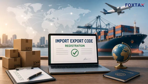 Illustration of obtaining Import Export Code for global business