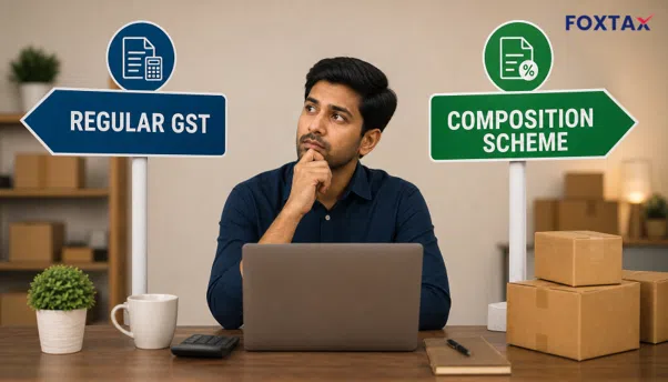 Small-business-owner-choosing-between-regular-GST-and-Composition-Scheme