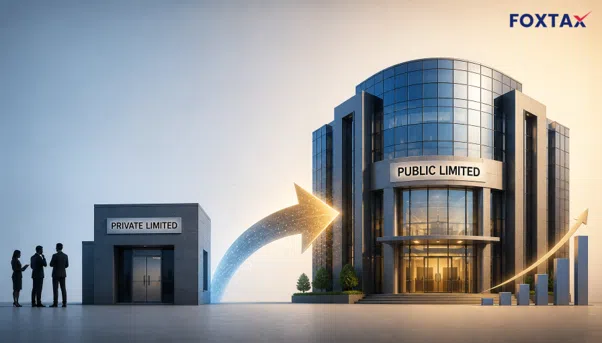 Conversion from Private Limited to Public Limited Company Illustration