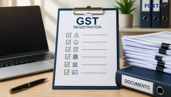 Checklist of required documents for GST registration in India