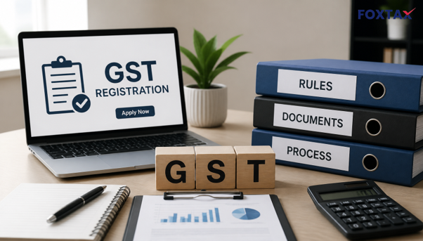Conceptual image of GST registration process for Private Limited Companies in India