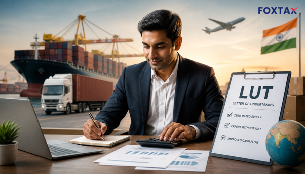 Indian businessman managing cash flow in export with Letter of Undertaking (LUT)