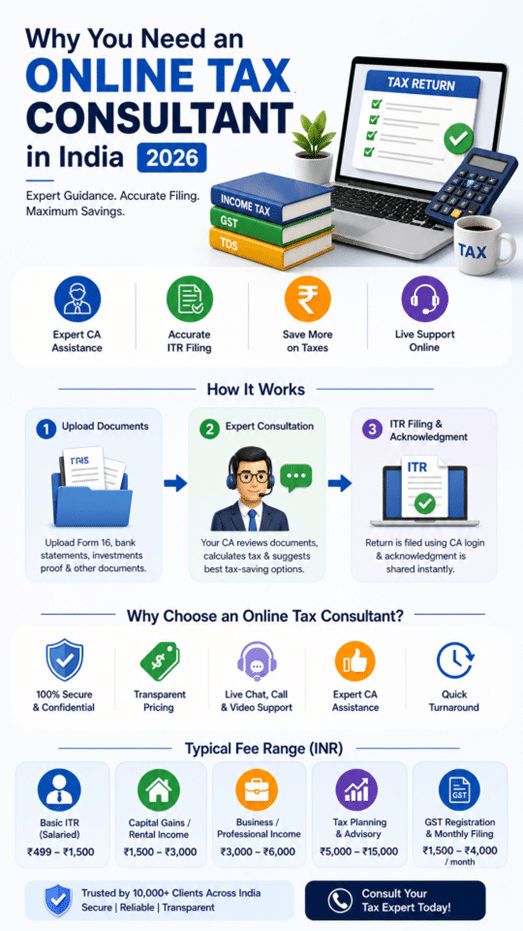 Why You Need an online tax consultant in India