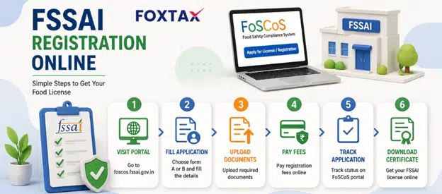 fssai registration online process food license india foscos portal