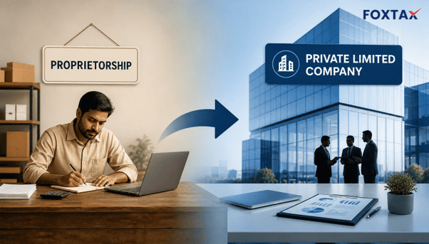 Illustration-showing-transformation-from-a-sole-proprietorship-to-a-private-limited-company