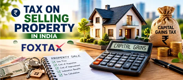 Tax on Selling Property in India with Capital Gains Tax Calculation and Exemptions